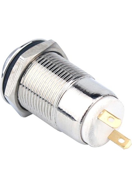 12MM Dc 36V 2A Yüksek Üst Metal Mandal Alma Düğmesi Açma/kapama Anahtarı Su Geçirmez (Yurt Dışından)