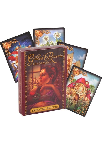 Ateş Tarot Stili Yeni Oracle Tarot Kartları Glided Reverie Lenormand Genişletilmiş Baskı Kurulu Güverte Oyunları Parti Oyunu Için Palying Kartları (Yurt Dışından) fiyatları