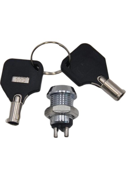 15MM Anahtar Kullanma Güvenlik Namlu Anahtarı Spst 2 Pozisyonlu + 2 Narlel Keys 907A Uk (Yurt Dışından)