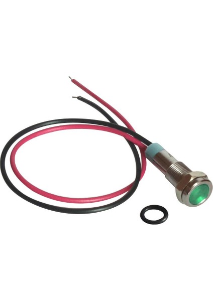 2x Yeşil ve Kırmızı 220V Sinyal Güç Kaynağı LED Gösterge Işık Lambası (Yurt Dışından)