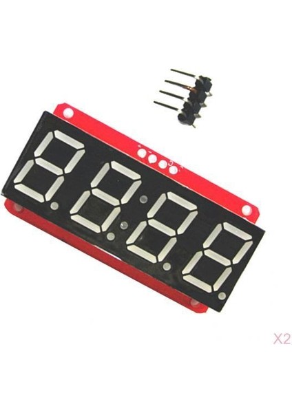 2pcs 4 Haneli Yedi Segment 0.56 "led Ekran Modülü HT16K33 I2C Için (Yurt Dışından)