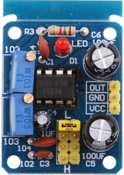 NE555 Jenerat Ayarlanabilir Frekans Modülü 5-15V Dc (Yurt Dışından) fiyatları