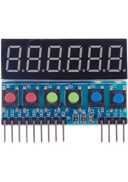 Anahtar Ekran 6 Bit Dijital LED Tüp 6 Bit TM1638 Modül (Yurt Dışından)