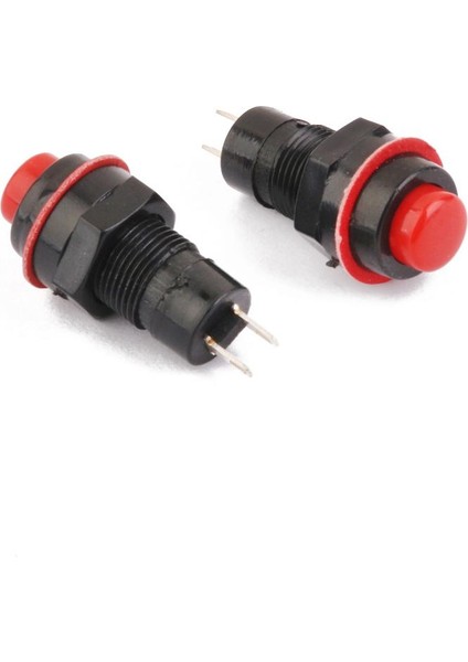 10X Araba Teknesi Anahtarı Kilit Aç / Kapalı Mandal Düğmesi 2A 125 / 1.5A 250V - Kırmızı (Yurt Dışından) fırsatları