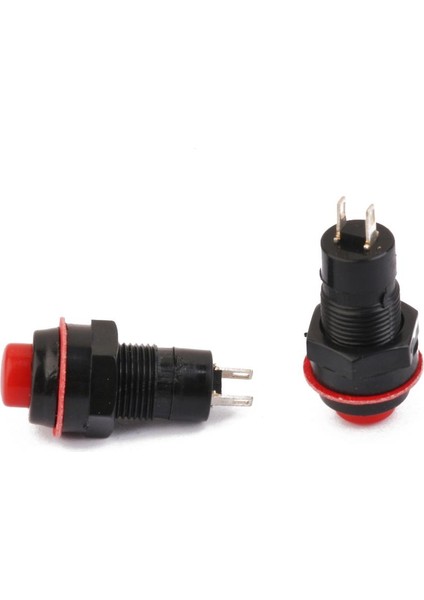 10X Araba Teknesi Anahtarı Kilit Aç / Kapalı Mandal Düğmesi 2A 125 / 1.5A 250V - Kırmızı (Yurt Dışından) indirimleri