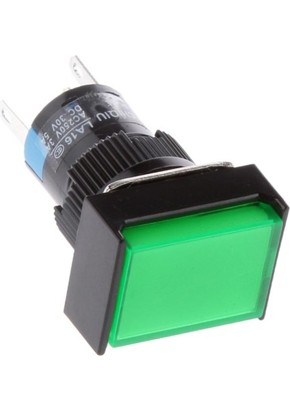 3xdc 24V Push Düşünü Momenter Kendi Kendinden Sıfırlama Dikdörtgen Anahtarı LED Açık Yeşil 3 Pcs (Yurt Dışından) fırsatları