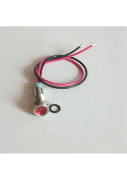 4pcs 24V 6mm Sinyal Güç Kaynağı LED Metal Göstergesi Işık Lambası Önceden Kablolu (Yurt Dışından)