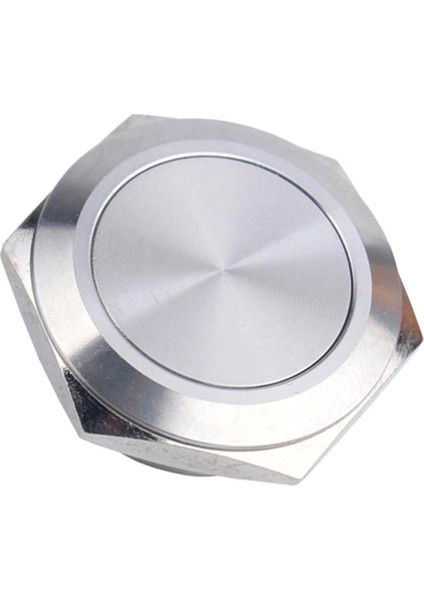 Mandal Push Düğmesi Anahtarı 1no Açık/kapalı Gümüş Paslanmaz Çelik Kabuk 25MM (Yurt Dışından) fiyatları