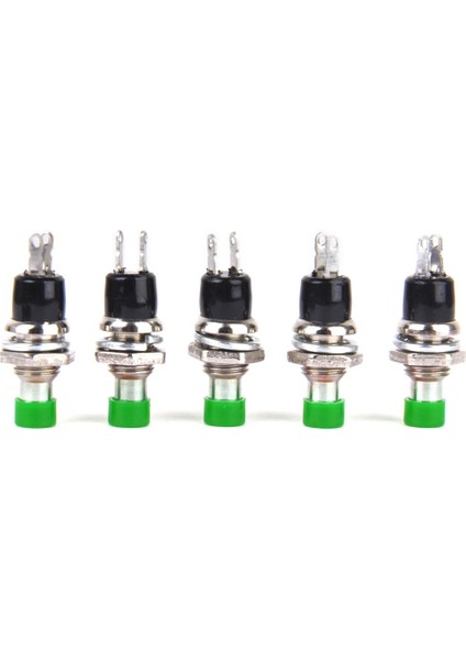 40 Paket Minyatür Itme Düğmeleri Düğmesi Model Demiryolu Hobileri Için Yeşil 25MM (Yurt Dışından)