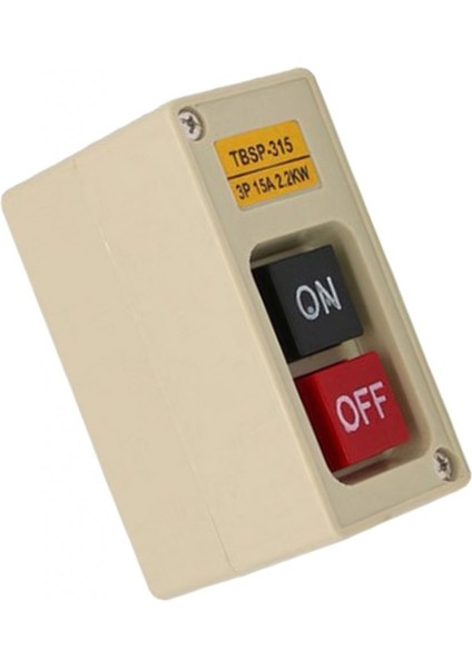 1x TBSP-315 3p 2.2kw 15A Güç Push Düğme Anahtarı Istasyonu Aç/kapalı Kilidi (Yurt Dışından)