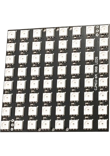 WS2812 5050 Rgb LED Lamba Paneli Modülü 5V 64 Bit Gökkuşağı LED Yeni Için (Yurt Dışından)