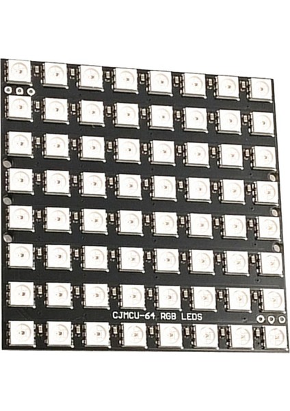 WS2812 5050 Rgb LED Lamba Paneli Modülü 5V 64 Bit Gökkuşağı LED Yeni Için (Yurt Dışından)