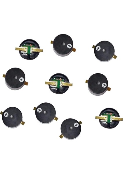 10 Paket 5V 42 Ohm Pasif Smd Buzzer 2700Hz 9X9X4.5MM Siyah Piezoelektrik (Yurt Dışından)