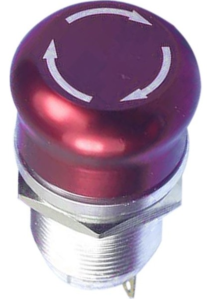 19MM Acil Durdurma Push Düğmesi Anahtarı Düz ​​kendi Kartma (Yurt Dışından)