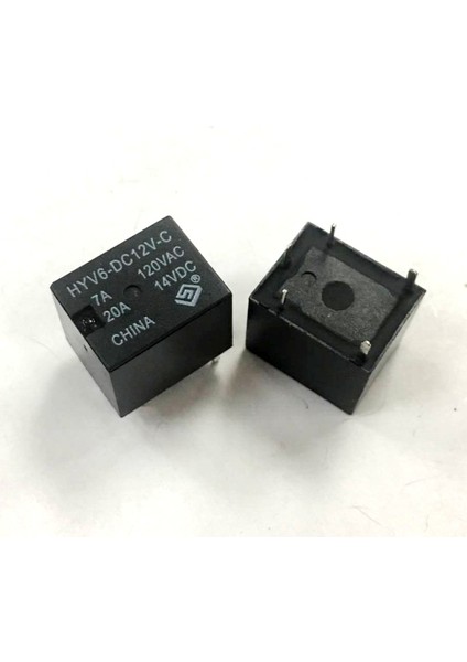 Lot 10PCS 12V Dc Mini Güç Röleleri Otomobil Araba Rölesi 5 Pimli Spdt Siyah (Yurt Dışından) modelleri