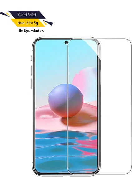 Case 4u Xiaomi Redmi Note 12 Pro 5g Esnek Kırılmaz Nano Cam Ekran Koruyucu Şeffaf