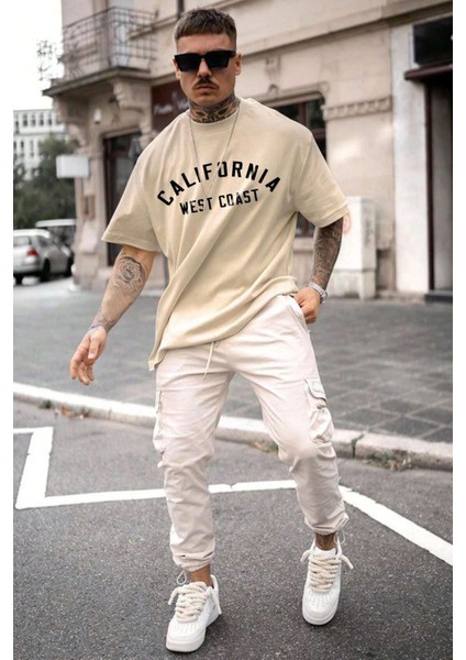 Only Trendwear Unisex West Coast Baskılı Oversize Tshirt modelleri