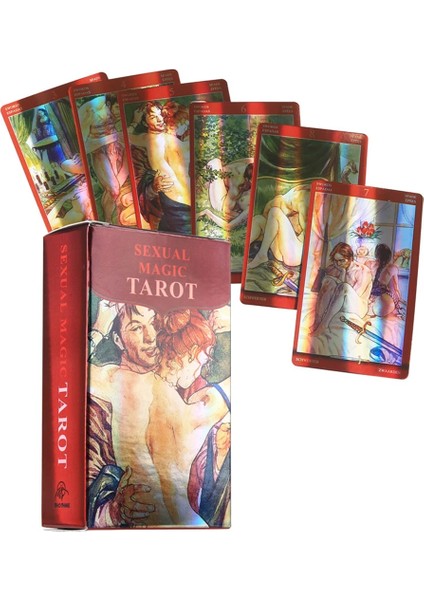 Cinsel Büyü Tarzı Hayvan Yılan Derisi Oracle Kartları Tarot Desteleri Açıklama ve Tamamlayıcı Anahtar Kelime Destesi Oyunlar (Yurt Dışından)