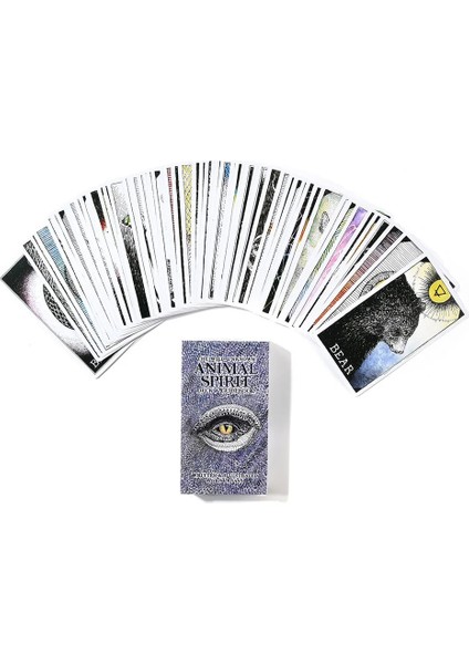 Cinsel Büyü Tarzı Hayvan Yılan Derisi Oracle Kartları Tarot Desteleri Açıklama ve Tamamlayıcı Anahtar Kelime Destesi Oyunlar (Yurt Dışından)