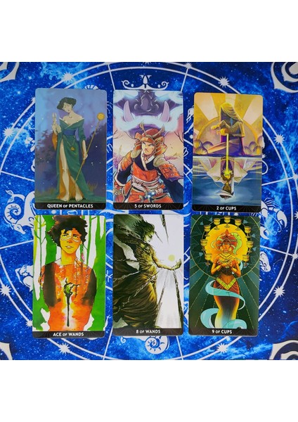 78 Adet TX269 Tarzı Yeni Vox Arcana Tarot Kartları ve Pdf Rehberlik Kehanet Güverte Eğlence Partileri Masa Oyunu Destek Kutusu (Yurt Dışından)