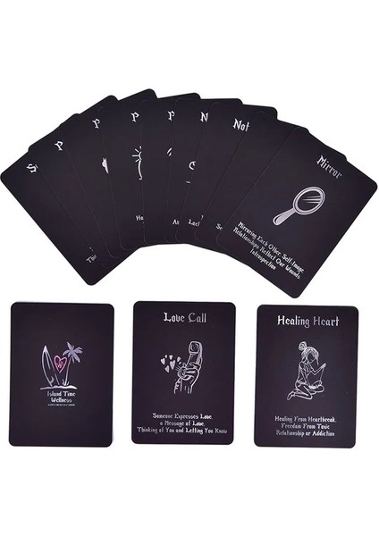 54 Kart Stili 1 Takım Aşk Oracle Kartları Tarot Kartı Kehanet Kurulu Oyun Kartları (Yurt Dışından)