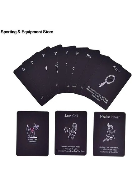 54 Kart Stili 1 Takım Aşk Oracle Kartları Tarot Kartı Kehanet Kurulu Oyun Kartları (Yurt Dışından)