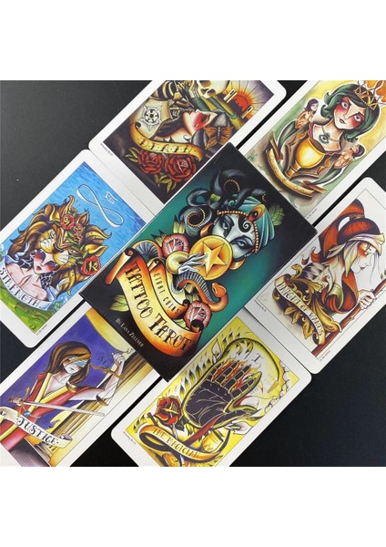TS35 Tarzı Sekiz Para Dövme Tarot Kartı Oracle Kart Eğlence Parti Kartları Masa Oyunu Tarot ve Çeşitli Tarot Seçenekleri (Yurt Dışından)