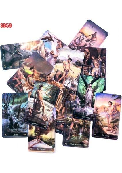 Ilahi Erkeksi Stil Son Yüksek Sihirbazın Efsanesi Laird Lenormand Tarot Kartları Fal Rehberliği Kehanet Güverte Masa Oyunu Anlatıyor (Yurt Dışından)