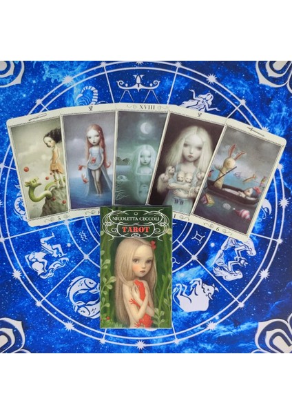 78 Adet TX286 Tarzı Yeni Nicoletta Ceccoli Tarot Kartları Kehanet Güverte Eğlence Partileri Masa Oyunu Destek Kutusu (Yurt Dışından) fiyatları