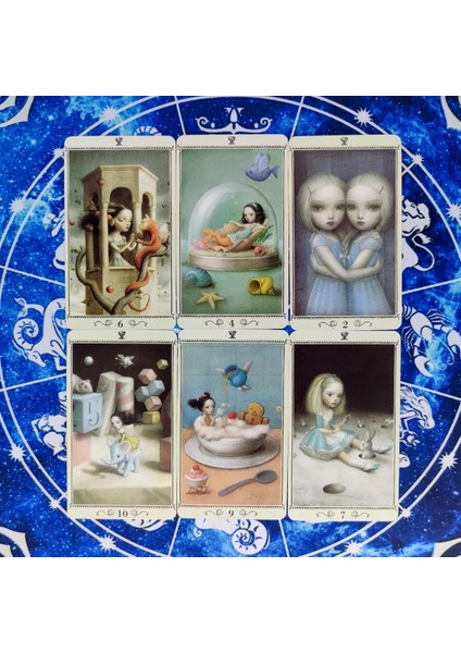 78 Adet TX286 Tarzı Yeni Nicoletta Ceccoli Tarot Kartları Kehanet Güverte Eğlence Partileri Masa Oyunu Destek Kutusu (Yurt Dışından) modelleri