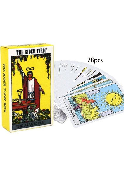 Binici Tarzı Ay Kraliçesi Oracle Kartı Tam Ingiliz Parti Masa Oyunu 44 Kart Deste Tarot Astroloji Kehanet Kader Kartları (Yurt Dışından)
