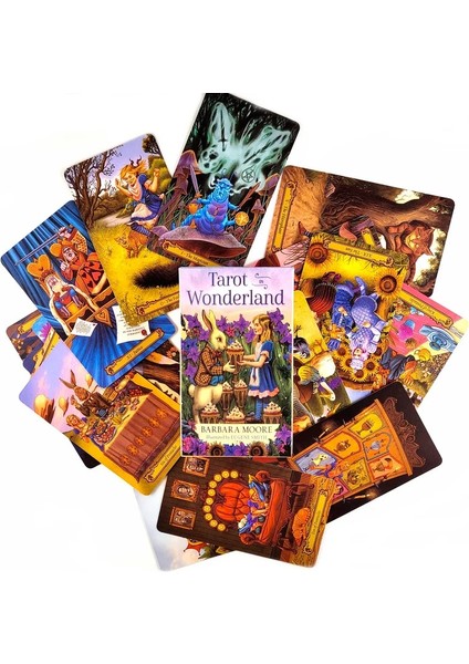 Tarot Harikalar Diyarında Tarzı Yeni Varış Yüksek Li Altın Lenormand Oracle Tarot Kartları Fal Rehberliği Kehanet Tarot Güverte Tahta Oyunu Anlatıyor (Yurt Dışından)