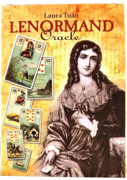 Kutsal Hayvan Stili Yeni Varış Yüksek Li Laura Tuan Lenormand Oracle Tarot Kartları Fal Rehberliği Kehanet Güverte Tahta Oyunu Anlatıyor (Yurt Dışından)
