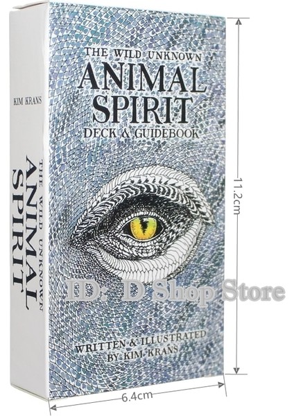 B76-HAYVAN Ruhu Stili En Son Ingilizce Baskı Gizemli Tarot Tarot Kartları Güverte Aile Partisi Kartları Oyunu (Ücretsiz Pazen Çantası) (Yurt Dışından)