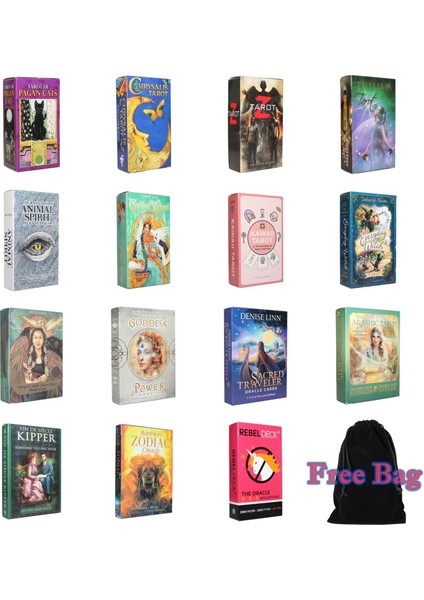 B76-HAYVAN Ruhu Stili En Son Ingilizce Baskı Gizemli Tarot Tarot Kartları Güverte Aile Partisi Kartları Oyunu (Ücretsiz Pazen Çantası) (Yurt Dışından) fiyatları