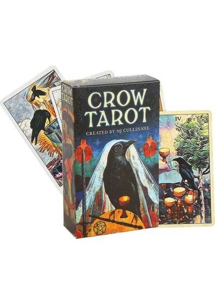 Chaoduo Shop Cinsel Büyü Tarzı Karga Tarot Masa Oyunu Oyuncaklar Oracle Rider Waite Kehanet Peygamber Kehanet Kartı Poker Hediye Tahmin Oracle (Yurt Dışından)