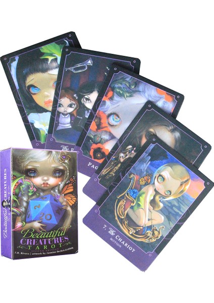 Güzel Yaratıklar Stili Yetişkinler ve Çocuklar Için Botanik Ilham Tahta Oyunları Oracle Tarot Kartları Aile Oyun Kartı Büyücülük Malzemeleri (Yurt Dışından)