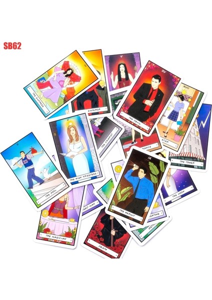 Arkadaşlar Tarot Stili Son Yüksek Sihirbazın Efsanesi Laird Lenormand Tarot Kartları Fal Rehberliği Kehanet Güverte Masa Oyunu Anlatıyor (Yurt Dışından)
