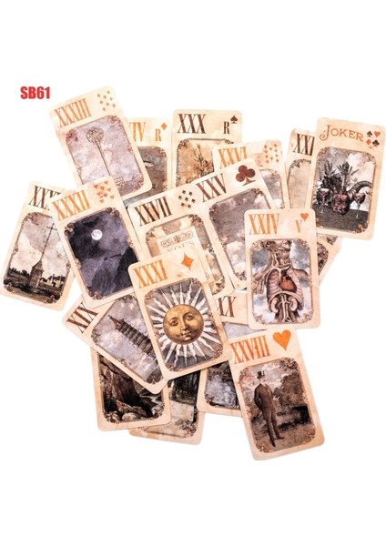 Lothrop Lenormand Stili Son Yüksek Sihirbazın Efsanesi Laird Lenormand Tarot Kartları Fal Rehberliği Kehanet Güverte Masa Oyunu Anlatıyor (Yurt Dışından)