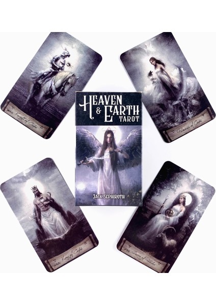 Kristal Tekboynuzlar Stili Heaven Earth Tarot Güverte Eğlence Partisi Masa Oyunu Yüksek Li Falcılık Kehanet Oracle Kartları Pdf Rehberi ile (Yurt Dışından) fiyatları
