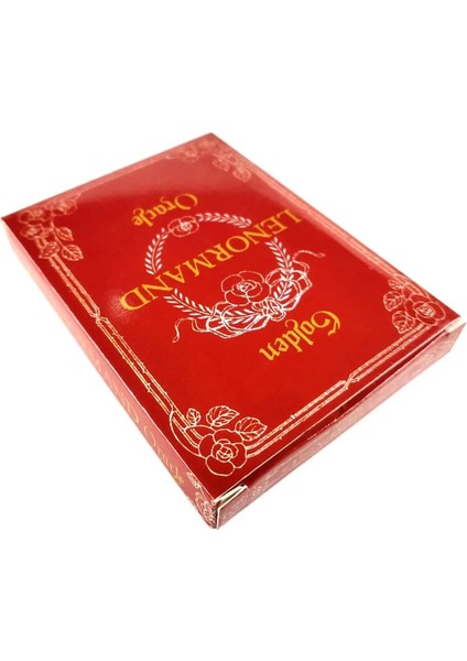 Ay Oracle Stili Yeni Varış Yüksek Li Altın Lenormand Oracle Tarot Kartları Fal Rehberliği Kehanet Tarot Güverte Tahta Oyunu Anlatıyor (Yurt Dışından)
