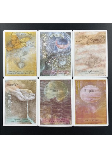 78 Adet TT201 Tarzı Heavenly Bodies Astroloji Kâhin Kartlar Tahta Çok Oyunculu Aile Partisi Oyunu Falcılık Peygamber Tarot Destesi (Yurt Dışından) indirimleri