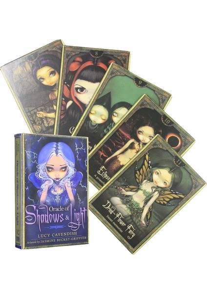 Gölgeler ve Işık Stili Masa Oyunları Thoth Büyücülüğünün Tarot Kartları Yetişkinler ve Çocuklar Için Kehanet Malzemeleri Oyun Kartı (Yurt Dışından)