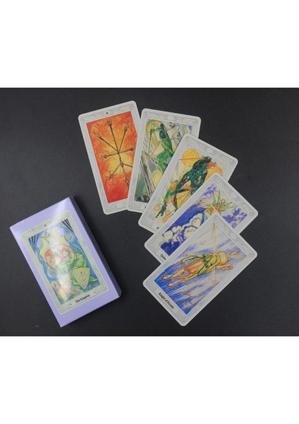 Gölgeler ve Işık Stili Masa Oyunları Thoth Büyücülüğünün Tarot Kartları Yetişkinler ve Çocuklar Için Kehanet Malzemeleri Oyun Kartı (Yurt Dışından) modelleri