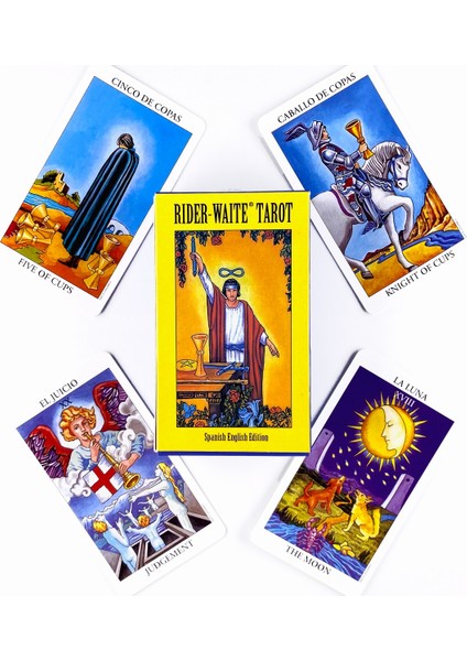 Binici Waite Tarot Stili Heaven Earth Tarot Güverte Eğlence Partisi Masa Oyunu Yüksek Li Falcılık Kehanet Oracle Kartları Pdf Rehberi ile (Yurt Dışından)