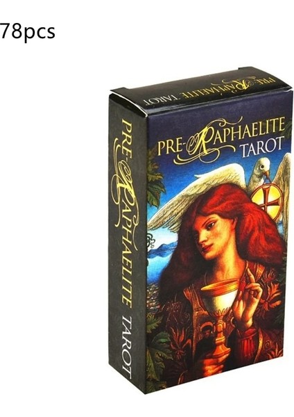 Ön-Rafaelit Tarzı Ay Kraliçesi Oracle Kartı Tam Ingiliz Parti Masa Oyunu 44 Kart Deste Tarot Astroloji Kehanet Kader Kartları (Yurt Dışından)
