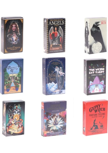 Açık Gri Tarzı Dark Angels Tarot Kartları Oracle Card Kehanet Kehanet Güverte Partisi Tahta Oyun Kartı Popüler Güverte Kart Oyun Tahtası 14 Çeşit (Yurt Dışından) fiyatları