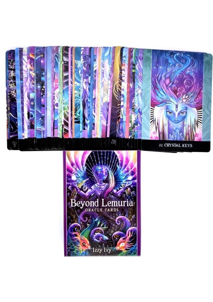 78 Adet TX215 Tarzı Beyond Lemurya Oracle Card Tarot Kartları Pdf Rehberlik Kehanet Güverte Eğlence Partileri Masa Oyunu Desteği (Yurt Dışından)