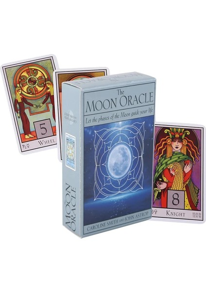 Ay Stili Günlük Tarot Kehanet Kartı Masa Oyunu Oyuncak Tahmin Astroloji Renkli Baskı Sunak Bezi Kurtadam Sihirli (Yurt Dışından)