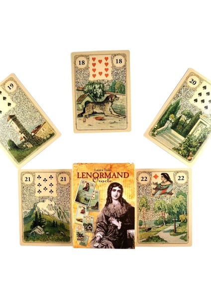 Günlük Tarot Stili Yeni Varış Yüksek Li Laura Tuan Lenormand Oracle Tarot Kartları Fal Rehberliği Kehanet Güverte Tahta Oyunu Anlatıyor (Yurt Dışından) fiyatları